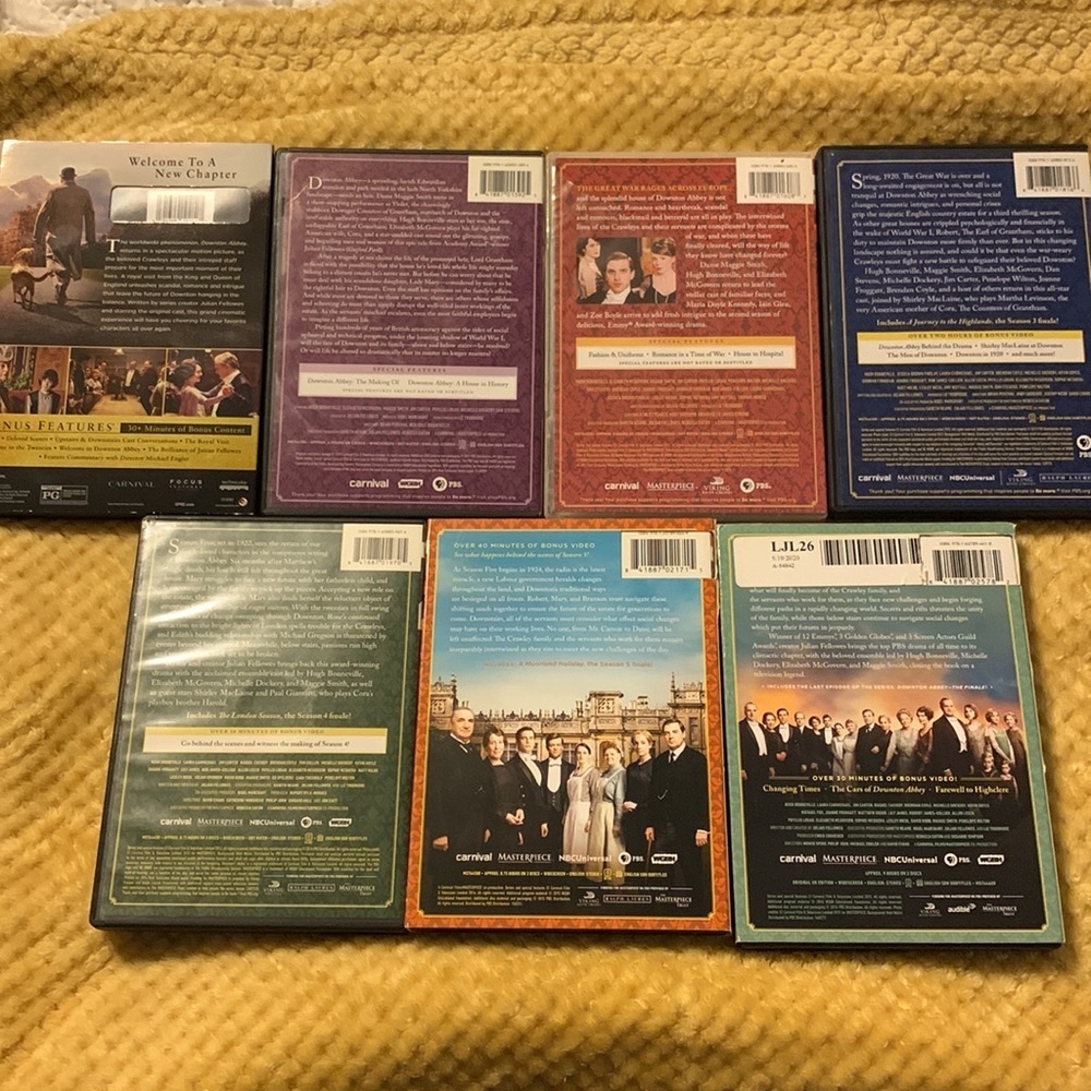 ❣️Downton Abbey Seasons 1-6 DVD SETS & Original Movie.❣️ - Picture 4 of 4